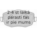 Bremžu uzliku kompl., Disku bremzes FERODO FDB1582