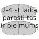 Bremžu uzliku kompl., Disku bremzes FERODO FDB1577