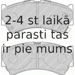 Bremžu uzliku kompl., Disku bremzes FERODO FDB1551
