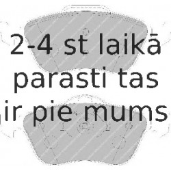 Bremžu uzliku kompl., Disku bremzes FERODO FDB1674
