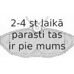 Bremžu uzliku kompl., Disku bremzes FERODO FDB1486