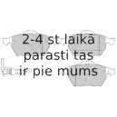 Bremžu uzliku kompl., Disku bremzes FERODO FDB1463