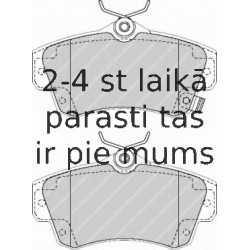 Bremžu uzliku kompl., Disku bremzes FERODO FDB1442