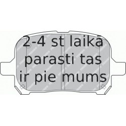 Bremžu uzliku kompl., Disku bremzes FERODO FDB1437