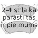 Bremžu uzliku kompl., Disku bremzes FERODO FDB1401