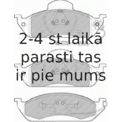 Bremžu uzliku kompl., Disku bremzes FERODO FDB1400