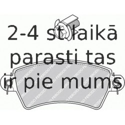 Bremžu uzliku kompl., Disku bremzes FERODO FDB1370