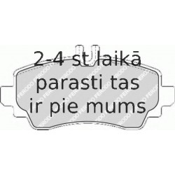 Bremžu uzliku kompl., Disku bremzes FERODO FDB1357