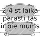 Bremžu uzliku kompl., Disku bremzes FERODO FDB1333