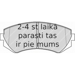 Bremžu uzliku kompl., Disku bremzes FERODO FDB1166