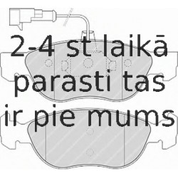 Bremžu uzliku kompl., Disku bremzes FERODO FDB1137
