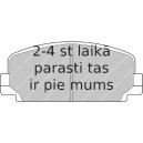 Bremžu uzliku kompl., Disku bremzes FERODO FDB112