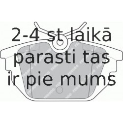 Bremžu uzliku kompl., Disku bremzes FERODO FDB1113