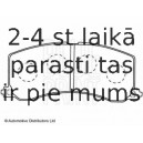 Комплект тормозных колодок, дисковый тормоз BLUE PRINT ADK84220