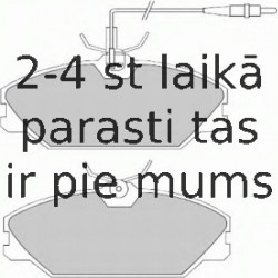 Комплект тормозных колодок, дисковый тормоз FERODO FDB1085