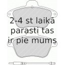Комплект тормозных колодок, дисковый тормоз FERODO FDB1071