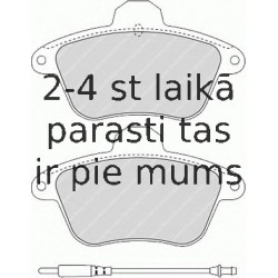 Комплект тормозных колодок, дисковый тормоз FERODO FDB1071