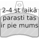 Комплект тормозных колодок, дисковый тормоз FERODO FDB1070