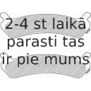 Комплект тормозных колодок, дисковый тормоз FERODO FDB1033