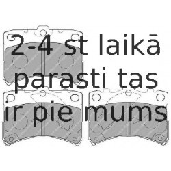 Bremžu uzliku kompl., Disku bremzes FERODO FDB1700