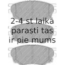 Bremžu uzliku kompl., Disku bremzes FERODO FDB1707