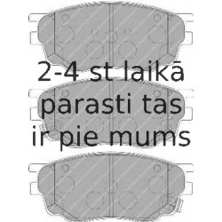 Bremžu uzliku kompl., Disku bremzes FERODO FDB1707