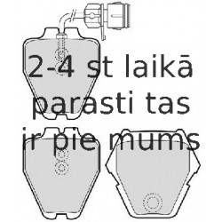 Bremžu uzliku kompl., Disku bremzes FERODO FDB1710