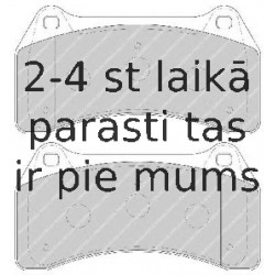 Bremžu uzliku kompl., Disku bremzes FERODO FDB1712