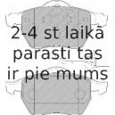 Bremžu uzliku kompl., Disku bremzes FERODO FDB1717