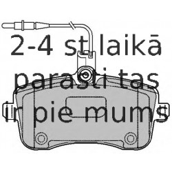 Bremžu uzliku kompl., Disku bremzes FERODO FDB1725