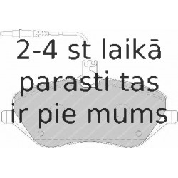 Bremžu uzliku kompl., Disku bremzes FERODO FDB1726