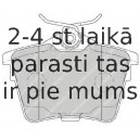 Bremžu uzliku kompl., Disku bremzes FERODO FDB1727