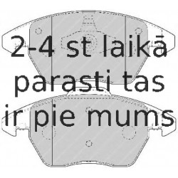 Bremžu uzliku kompl., Disku bremzes FERODO FDB1728