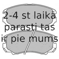 Bremžu uzliku kompl., Disku bremzes FERODO FDB1733