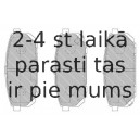 Bremžu uzliku kompl., Disku bremzes FERODO FDB1736