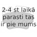 Bremžu uzliku kompl., Disku bremzes FERODO FDB1742