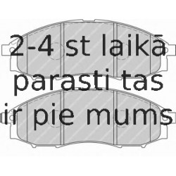 Bremžu uzliku kompl., Disku bremzes FERODO FDB1745