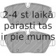 Bremžu uzliku kompl., Disku bremzes FERODO FDB1747