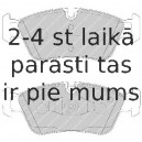 Bremžu uzliku kompl., Disku bremzes FERODO FDB1751