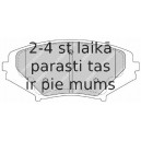 Bremžu uzliku kompl., Disku bremzes FERODO FDB1758