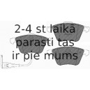 Bremžu uzliku kompl., Disku bremzes FERODO FDB1765