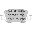 Bremžu uzliku kompl., Disku bremzes FERODO FDB1782