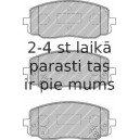 Bremžu uzliku kompl., Disku bremzes FERODO FDB1783