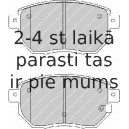 Bremžu uzliku kompl., Disku bremzes FERODO FDB1786