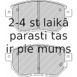 Bremžu uzliku kompl., Disku bremzes FERODO FDB1786