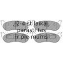 Bremžu uzliku kompl., Disku bremzes FERODO FDB1793