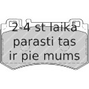 Bremžu uzliku kompl., Disku bremzes FERODO FDB1809