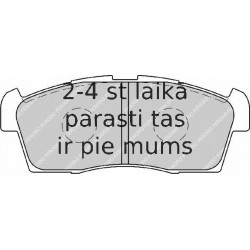 Bremžu uzliku kompl., Disku bremzes FERODO FDB1812