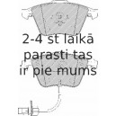 Bremžu uzliku kompl., Disku bremzes FERODO FDB1827