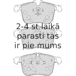 Bremžu uzliku kompl., Disku bremzes FERODO FDB1833